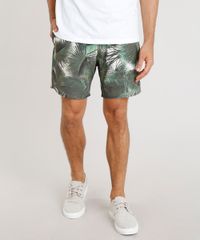 Short-Masculino-Agua-de-Coco-Estampado-Palmeira-com-Bolsos-Verde-Escuro-9255097-Verde_Escuro_1
