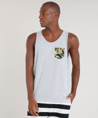 Regata-Masculina-Blueman-com-Bolso-Estampado-Banana-Gola-Careca-Cinza-Mescla-9344817-Cinza_Mescla_1
