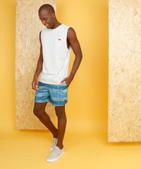 Regata-Masculina-Blueman-com-Bolso-Gola-Careca-Cinza-Mescla-Claro-9282657-Cinza_Mescla_Claro_2