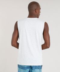 Regata-Masculina-Blueman-com-Bolso-Gola-Careca-Cinza-Mescla-Claro-9282657-Cinza_Mescla_Claro_3