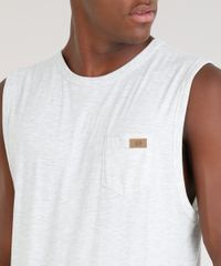 Regata-Masculina-Blueman-com-Bolso-Gola-Careca-Cinza-Mescla-Claro-9282657-Cinza_Mescla_Claro_4