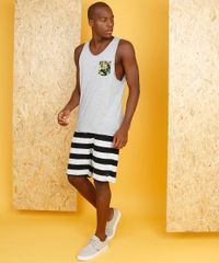 Bermuda-Masculina-Blueman-Estampada-Listrada-em-Moletom-Preta-9329695-Preto_2