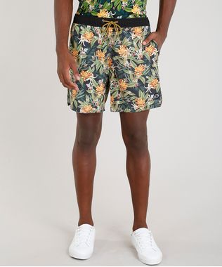 Short-Masculino-Blueman-Estampado-Banana-com-Bolso-Preto-9255172-Preto_1