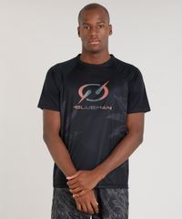 Camiseta-Masculina-Blueman-Esportiva-com-Estampa-de-Folhagens-Manga-Curta-Gola-Careca-Preta-9308253-Preto_1