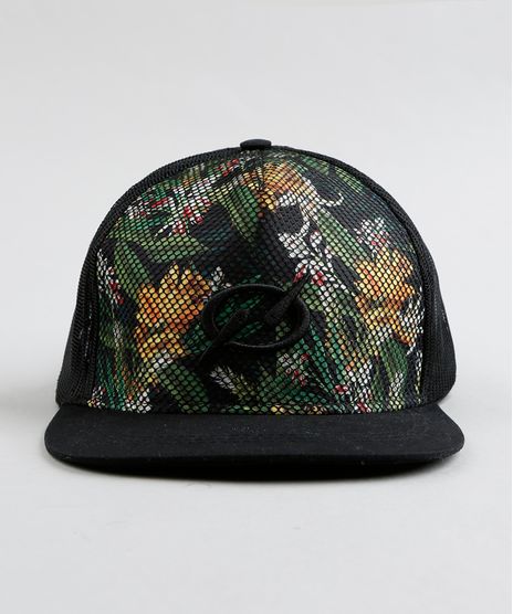 Bone-Masculino-Blueman-Trucker-Estampado-Banana-Aba-Reta-Preto-9374385-Preto_1