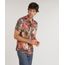 Camisa-Masculina-Agua-de-Coco-Estampada-Corais-Manga-Curta-Coral-9334915-Coral_1