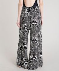 Calca-Pantalona-Feminina-Lenny-Niemeyer-Estampada-Zebra-com-Amarracao-com-Protecao-UV50--Preta-9274135-Preto_3