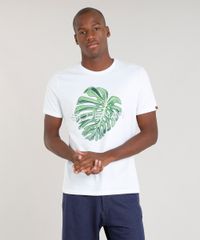 Camiseta-Masculina-Blueman-com-Estampa-Folha-Manga-Curta-Gola-Careca-Branca-9344820-Branco_1