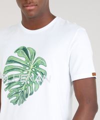 Camiseta-Masculina-Blueman-com-Estampa-Folha-Manga-Curta-Gola-Careca-Branca-9344820-Branco_4