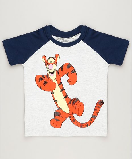 Camiseta-Infantil-Tigrao-Raglan-Manga-Curta-Gola-Careca-Cinza-Mescla-Claro-9233475-Cinza_Mescla_Claro_1
