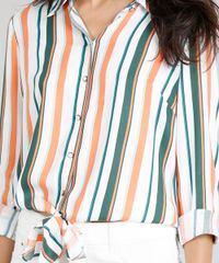 Camisa-Feminina-Cia--Maritima-Listrada-com-Amarracao-Manga-Longa-Off-White-9274375-Off_White_4