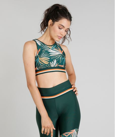 Top-Nadador-Feminino-Cia--Maritima-Estampado-Folhagem-Sem-Bojo-Verde-Escuro-9273942-Verde_Escuro_1