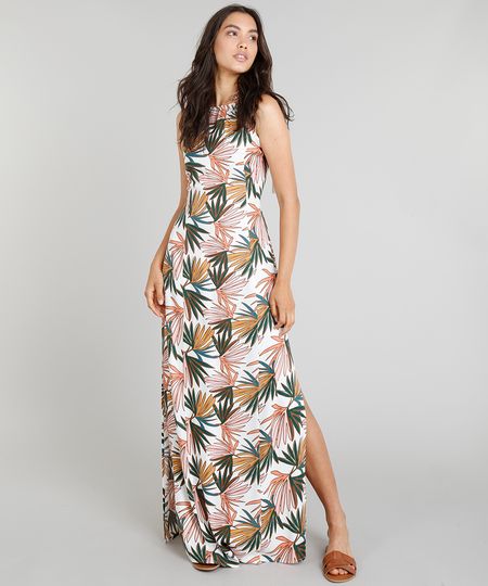 Vestido-Longo-Feminino-Cia--Maritima-Estampado-Folhagem-com-Fenda-Off-White-9257835-Off_White_1 Vestido-Longo-Feminino-Cia--Maritima-Estampado-Folhagem-com-Fenda-Off-White-9257835-Off_White_1