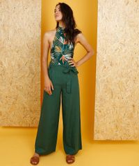 Calca-Pantalona-Feminina-Cia--Maritima-com-Faixa-para-Amarracao-Verde-Escuro-9274620-Verde_Escuro_2