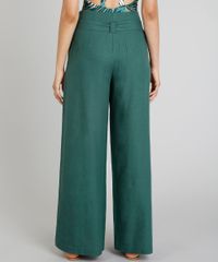 Calca-Pantalona-Feminina-Cia--Maritima-com-Faixa-para-Amarracao-Verde-Escuro-9274620-Verde_Escuro_3