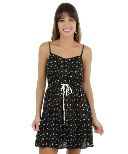 Vestido-com-Estampa-de-Patinhas-Preto-8192615-Preto_1 Vestido-com-Estampa-de-Patinhas-Preto-8192615-Preto_1