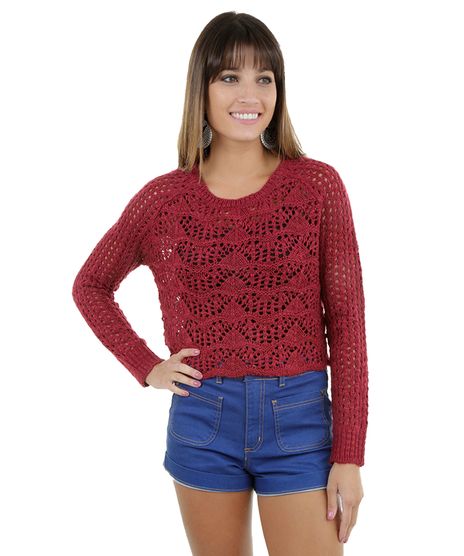 Sueter-Cropped-em-Croche-Vinho-8176608-Vinho_1