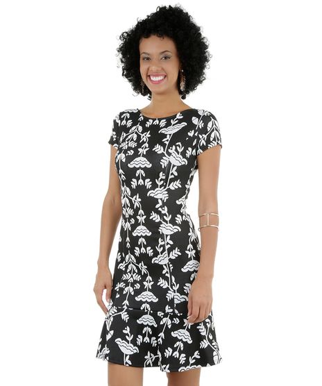 Vestido-Skater-Floral-Preto-8247704-Preto_1