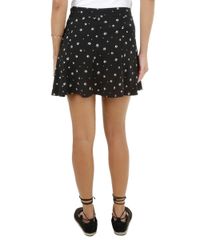 Saia-Evase-com-Estampa-de-Patinhas-Preta-8175405-Preto_2