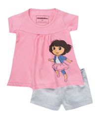 Conjunto-de-Blusa---Short-Rosa-8277574-Rosa_1