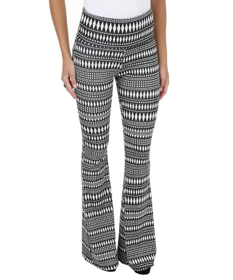 Calca-Flare-em-Jacquard-Etnica-Preta-8275680-Preto_1