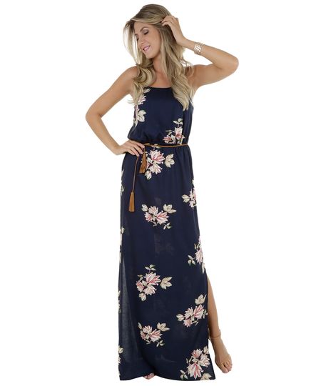 Vestido-Longo-Floral-com-Cinto-Azul-Marinho-8185705-Azul_Marinho_1 Vestido-Longo-Floral-com-Cinto-Azul-Marinho-8185705-Azul_Marinho_1