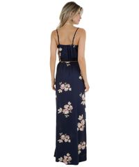 Vestido-Longo-Floral-com-Cinto-Azul-Marinho-8185705-Azul_Marinho_2