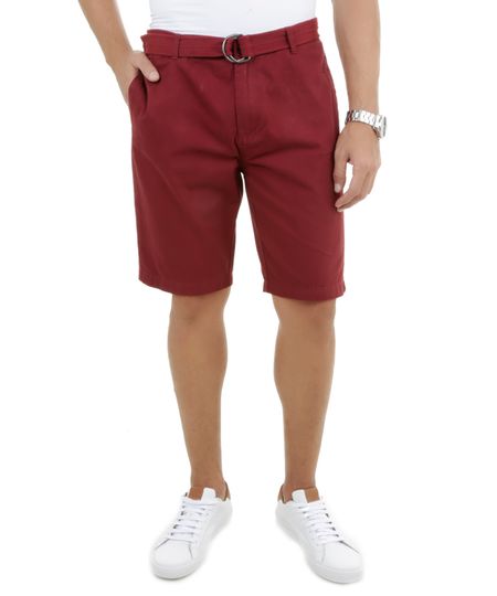 Bermuda-Reta-com-Cinto-Vinho-8173452-Vinho_1 Bermuda-Reta-com-Cinto-Vinho-8173452-Vinho_1