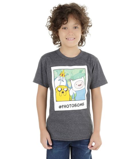 Camiseta---Mascara-Hora-de-Aventura-Cinza-Escuro-8270511-Cinza_Escuro_1