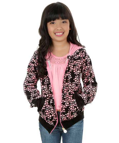 Jaqueta-de-Plush-com-Capuz-Barbie-Preta-8222189-Preto_1