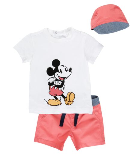 Conjunto-de-Camiseta---Bermuda---Bone-Mickey-Coral-8016474-Coral_1 Conjunto-de-Camiseta---Bermuda---Bone-Mickey-Coral-8016474-Coral_1