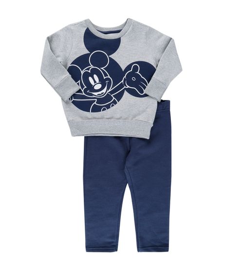 Conjunto-de-Blusao---Calca-em-Moletom-Mickey-Cinza-Mescla-8279562-Cinza_Mescla_1