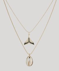 Colar-Duplo-Feminino-Sereia-Buzio-Dourado-9416584-Dourado_1