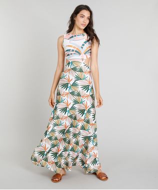 Vestido-Longo-Feminino-Cia--Maritima-Estampado-Folhagem-com-Recortes-Laterais-com-Protecao-UV50--Off-White-9276710-Off_White_1