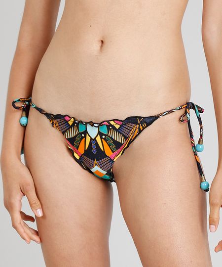 Biquíni Calcinha Levanta Bumbum Feminina Cia. Marítima Estampada com Proteção UV50+ Azul Marinho Menor preço em Biquíni Calcinha Levanta Bumbum Feminina Cia. Marítima Estampada com Proteção UV50+ Azul Marinho