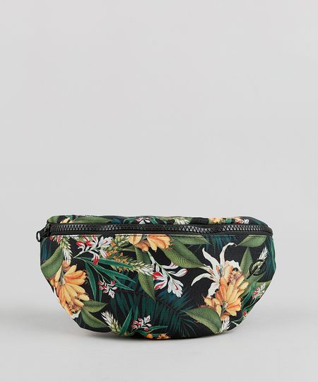 Pochete-Feminina-Blueman-Estampada-Banana-Preta-9364953-Preto_1