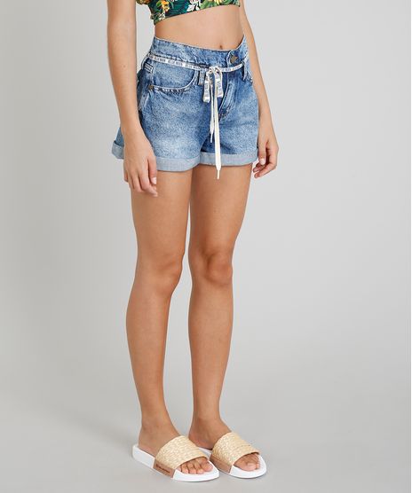 Short-Jeans-Vintage-Feminino-Blueman-com-Cadarco-Azul-Medio-9331766-Azul_Medio_1