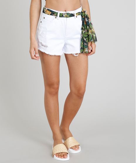 Short-Vintage-Feminino-Blueman-Destroyed-com-Lenco-Estampado-Araras-Branco-9369536-Branco_1
