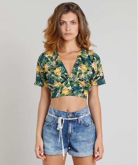 Blusa-Cropped-Feminina-Blueman-Estampada-Banana-Manga-Morcego-Decote-V-Preta-9254686-Preto_1