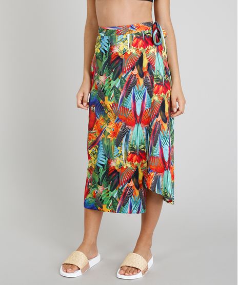 Saia-Midi-Envelope-Feminina-Blueman-Estampada-Araras-Vermelha-9254689-Vermelho_1