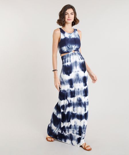 Vestido-Feminino-Longo-Canelado-Estampado-Tie-Dye-com-Argola-e-Vazado-Azul-Marinho-9305487-Azul_Marinho_1 Vestido-Feminino-Longo-Canelado-Estampado-Tie-Dye-com-Argola-e-Vazado-Azul-Marinho-9305487-Azul_Marinho_1