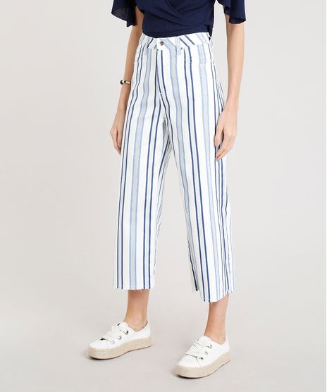 Calca-de-Sarja-Pantacourt-Listrada-Feminina-com-Botoes-Off-White-9328478-Off_White_1