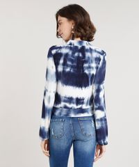 Camisa-Feminina-Canelada-Estampada-Tie-Dye-com-No-Manga-Longa-Azul-Marinho-9306035-Azul_Marinho_2