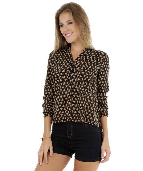Camisa-Estampa-de-Ursinhos-Preta-8190163-Preto_1