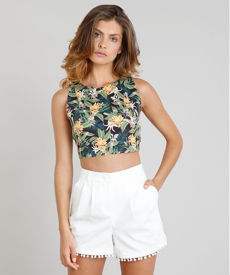 Regata-Cropped-Feminina-Blueman-Estampada-Banana-Preta-9263951-Preto_1