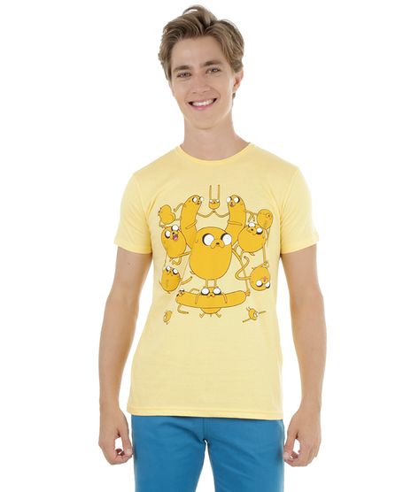 Camiseta-Hora-de-Aventura-Amarela-8274336-Amarelo_1