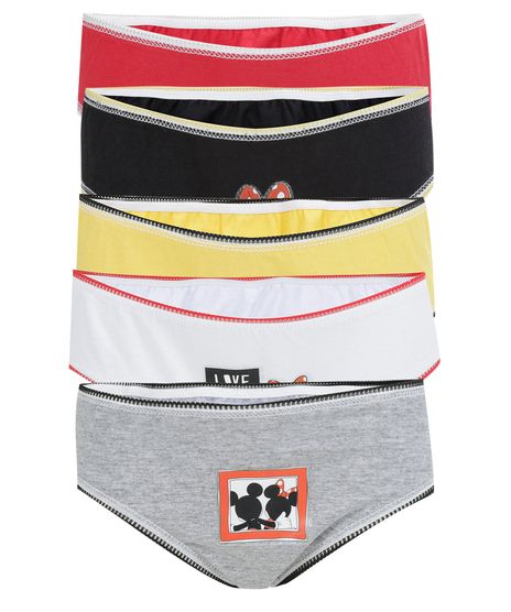 Kit-de-5-Calcinhas-Minnie-Multicor-8277980-Multicor_1