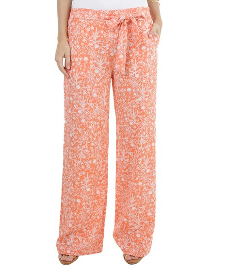 Calca-Pantalona-Floral-Coral-8172608-Coral_1