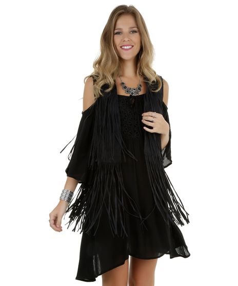 Colete-com-Franjas-em-Suede-Preto-8180073-Preto_1