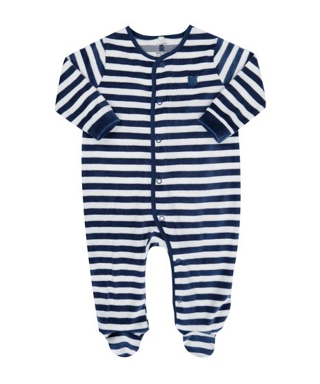 Macacao-Listrado-em-Plush-de-Algodao---Sustentavel-Branco-8190931-Branco_1